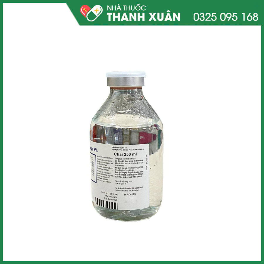 Aminosteril N-Hepa 8% thuốc cung cấp đạm cho bệnh nhân suy gan